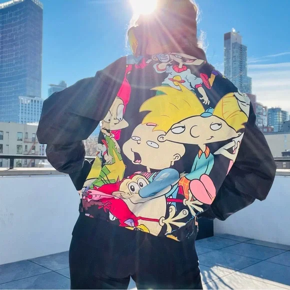 MENS MEMBERS ONLY NICKELODEON BOMBER JACKET Women - Picture 12 of 16